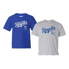 Kansas City Royals Soft as a Grape Youth 2-Pack Logo T-Shirt Set - MLB