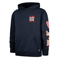 Stoney Clover Lane x '47 Women's Super Bowl LX Patches Foundation Hoodie Black | 47 brand