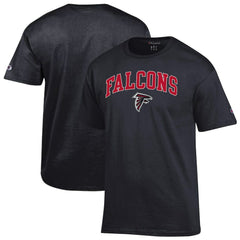 Atlanta Falcons Champion Arch Over Logo T-Shirt Black | NFL
