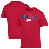 Buffalo Bills Champion Arch Over Logo T-Shirt Red | NFL