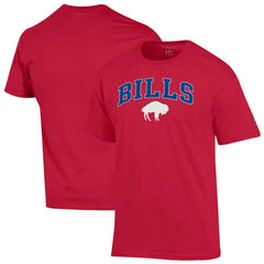 Buffalo Bills Champion Arch Over Logo T-Shirt Red | NFL
