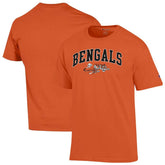 Cincinnati Bengals Champion Arch Over Logo T-Shirt Orange | NFL