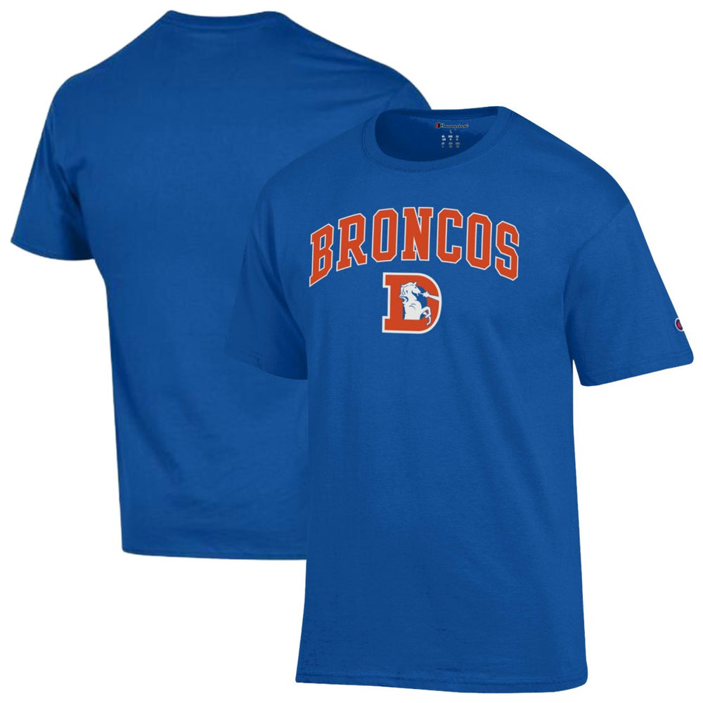 Denver Broncos Champion Arch Over Logo T-Shirt Royal | NFL