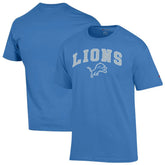 Detroit Lions Champion Arch Over Logo T-Shirt Blue | NFL