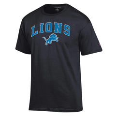 Detroit Lions Champion Arch Over Logo T-Shirt Black | NFL