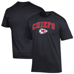 Kansas City Chiefs Champion Arch Over Logo T-Shirt Black | NFL