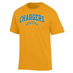 Los Angeles Chargers Champion Arch Over Logo T-Shirt Gold | NFL