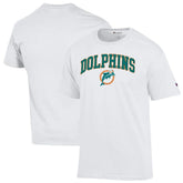 Miami Dolphins Champion Arch Over Logo T-Shirt White | NFL