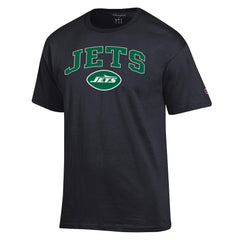 New York Jets Champion Arch Over Logo T-Shirt Black | NFL