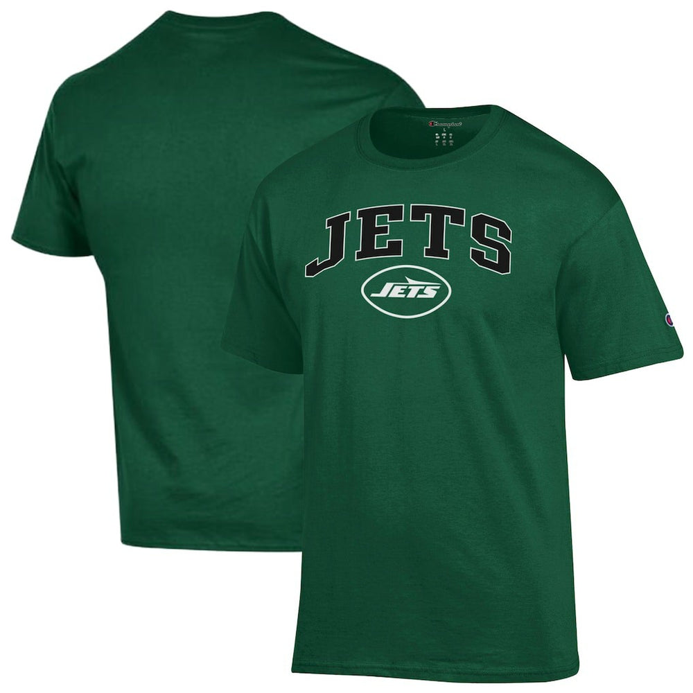 New York Jets Champion Arch Over Logo T-Shirt Green | NFL