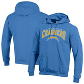 Los Angeles Chargers Champion Powerblend Arch over Logo Hoodie Powder Blue | NFL