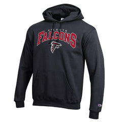 Atlanta Falcons Champion Powerblend Arch over Logo Hoodie Black | NFL