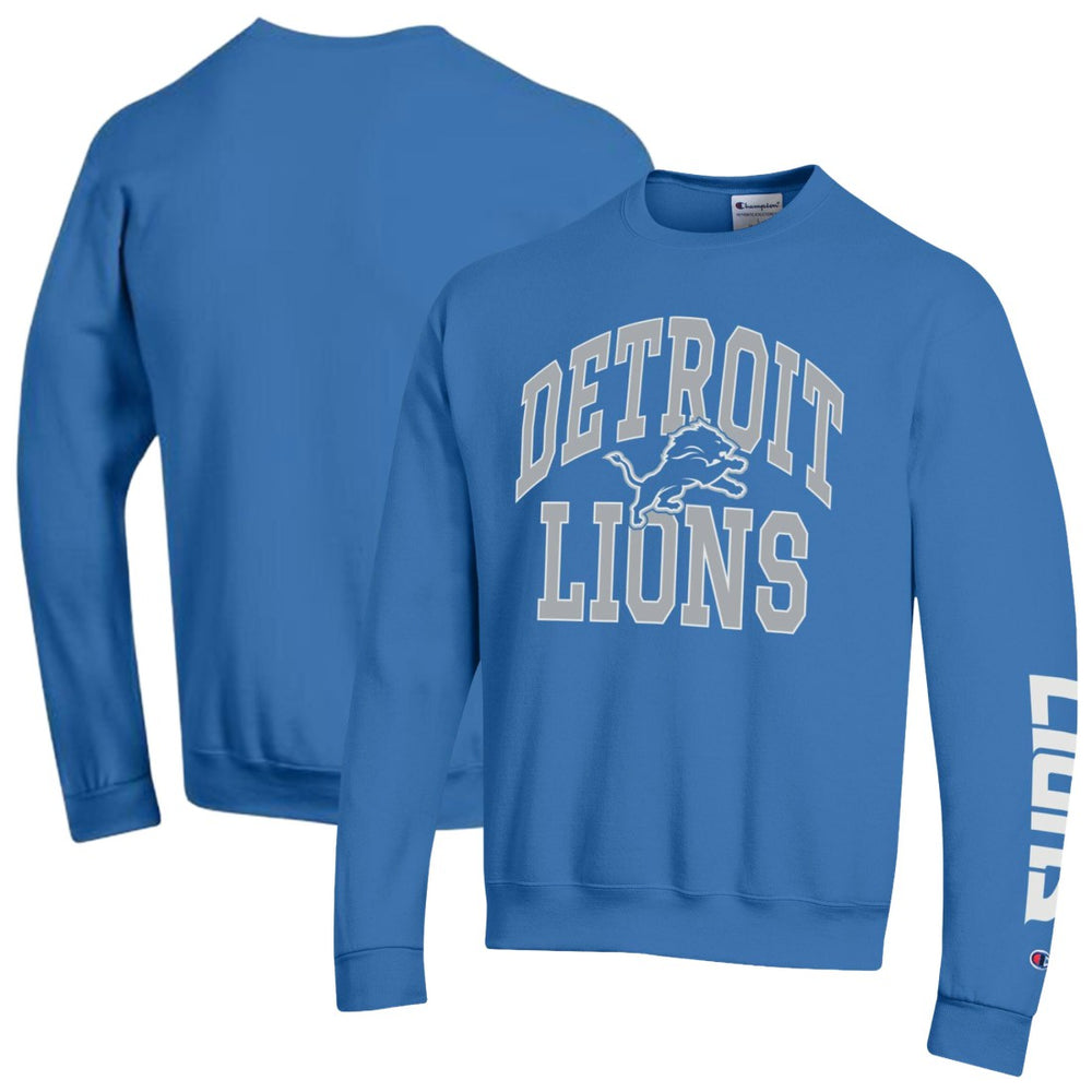Detroit Lions Champion Powerblend Fleece Sweatshirt Blue | NFL