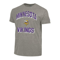 Minnesota Vikings Champion Ultimate Tri-Blend T-Shirt Heather Charcoal | NFL