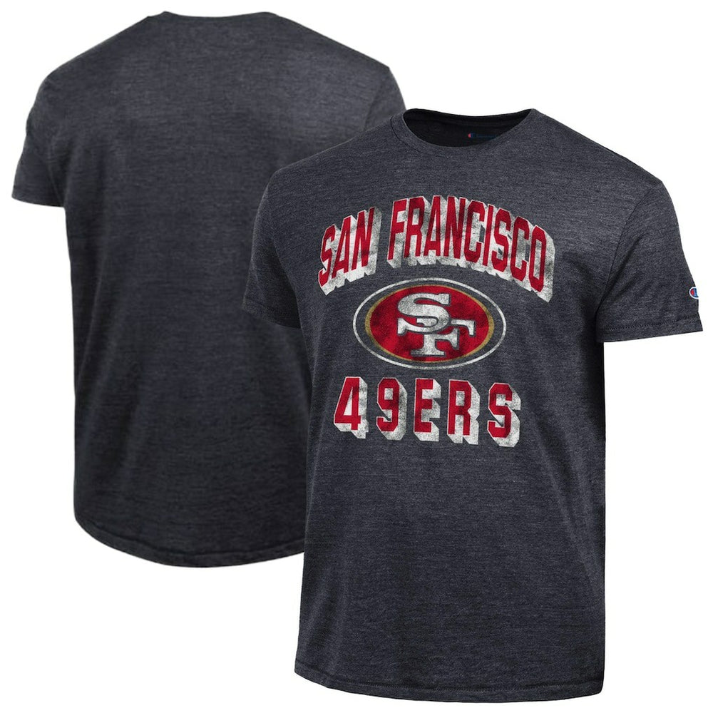 San Francisco 49ers Champion Ultimate Tri-Blend T-Shirt Black | NFL