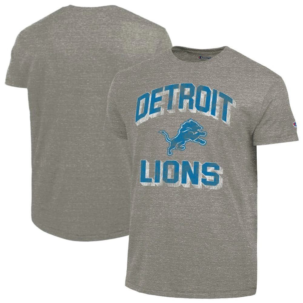Detroit Lions Champion Ultimate Tri-Blend T-Shirt Heather Charcoal | NFL