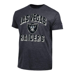 Las Vegas Raiders Champion Ultimate Tri-Blend T-Shirt Heather Black | NFL