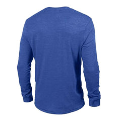 New York Giants Champion Ultimate Tri-Blend Long Sleeve T-Shirt Heather Royal | NFL