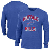Buffalo Bills Champion Ultimate Tri-Blend Long Sleeve T-Shirt Heather Royal | NFL