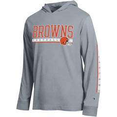 Cleveland Browns Champion All Star Hoodie T-Shirt Heather Gray | NFL