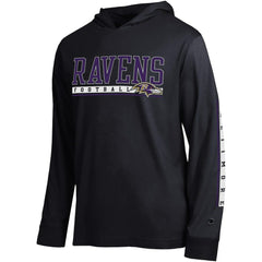 Baltimore Ravens Champion All Star Hoodie T-Shirt Black | NFL