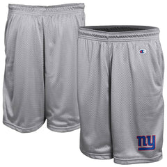 New York Giants Champion Classic Mesh Shorts Gray | NFL