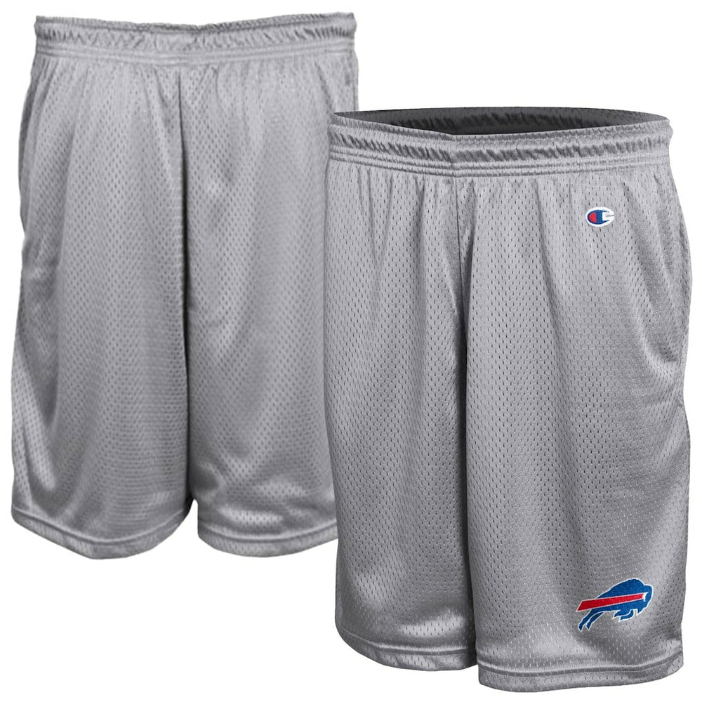Buffalo Bills Champion Classic Mesh Shorts Gray | NFL