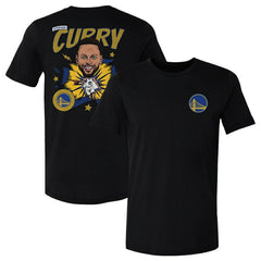Stephen Curry Golden State Warriors 500 Level Caricature T-Shirt Black - NBA