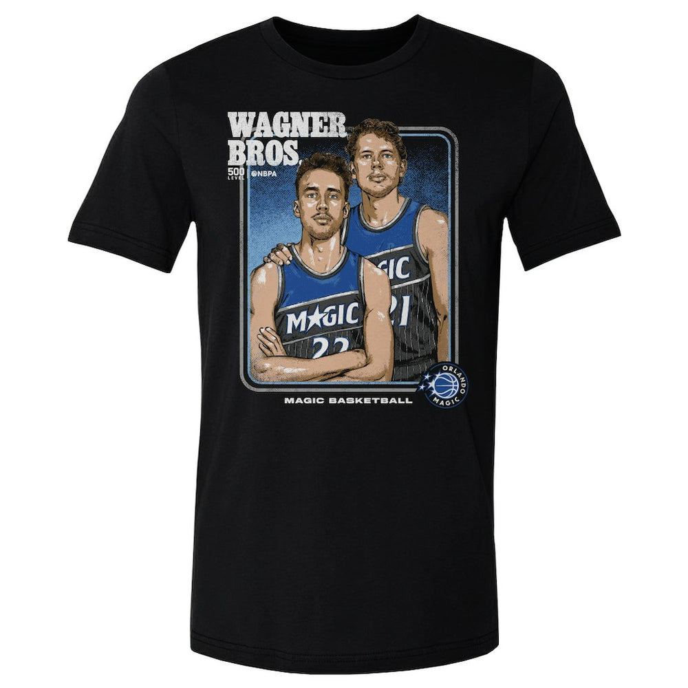 Moritz Wagner, Franz Wagner Orlando Magic 500 Level Stepbrothers T-Shirt Black - NBA