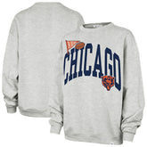 Chicago Bears '47 Women's Arched Icon Oversized Sweatshirt Gray | 47 brand