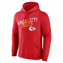 Kansas City Chiefs Hustle Personalized Name & Number Hoodie Red | NFL