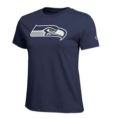 Seattle Seahawks Champion Women's Logo T-Shirt Navy | NFL