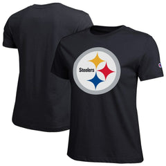 Pittsburgh Steelers Champion Women's Logo T-Shirt Black | NFL