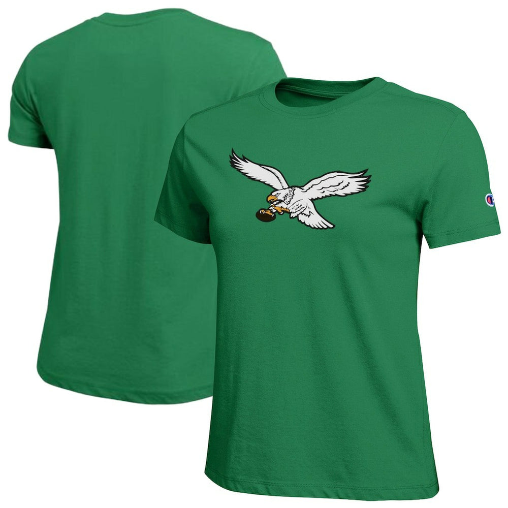 Philadelphia Eagles Champion Women's Logo T-Shirt Kelly Green | NFL