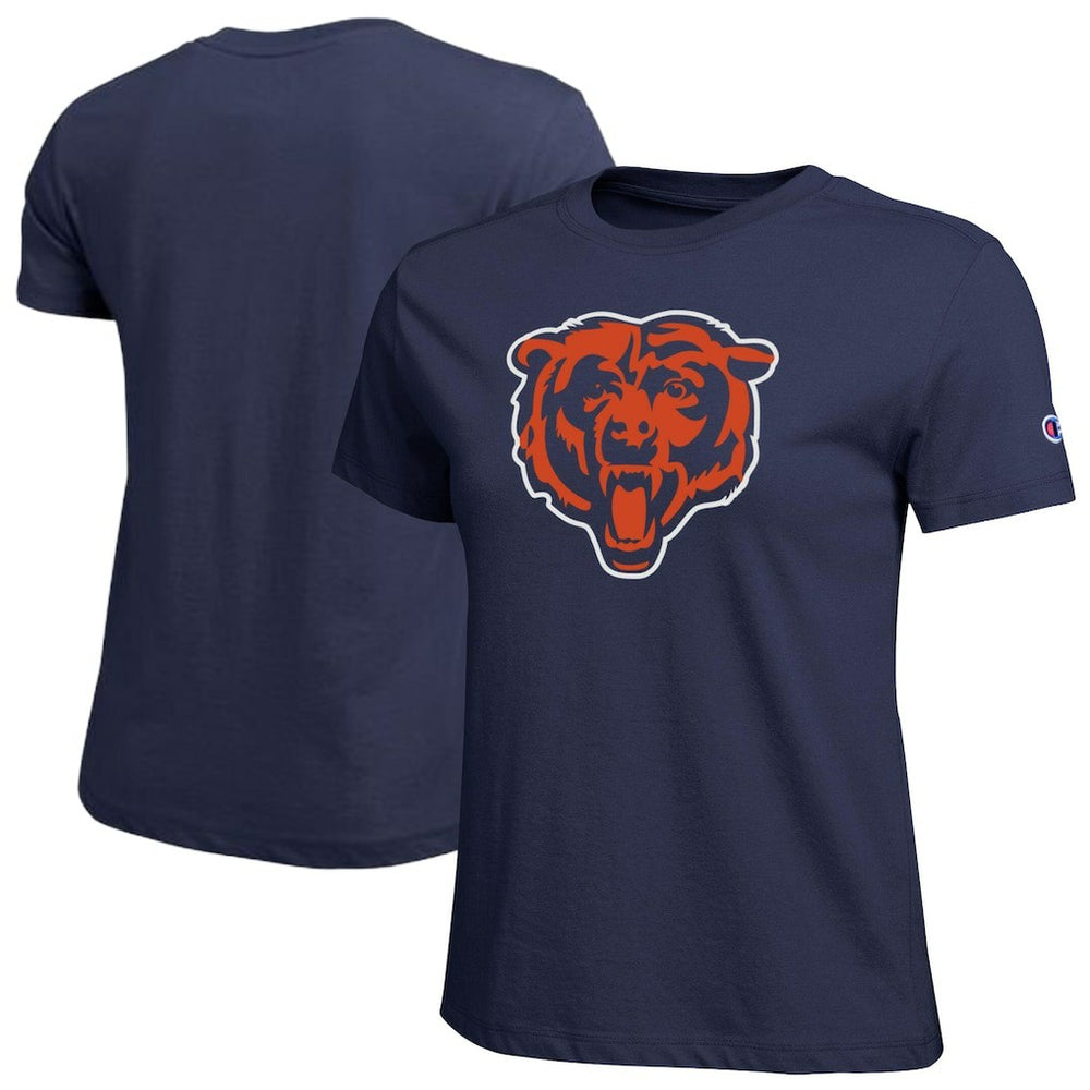 Chicago Bears Champion Women's Logo T-Shirt Navy | NFL