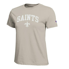 New Orleans Saints Champion Women's Cocoa Butter T-Shirt Light Brown | NFL