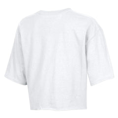 Detroit Lions Champion Women's Boyfriend Cropped T-Shirt White | NFL