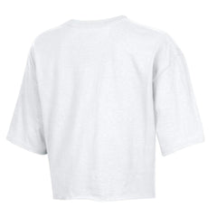 Green Bay Packers Champion Women's Boyfriend Cropped T-Shirt White | NFL