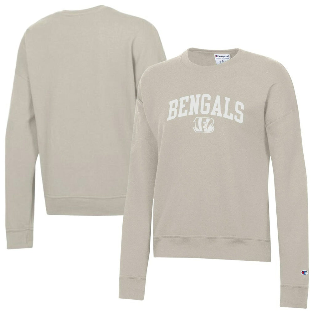 Cincinnati Bengals Champion Women's Powerblend Cocoa Butter Fleece Sweatshirt Light Brown | NFL