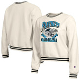 Carolina Panthers Champion Women's Reverse Weave Fleece Sweatshirt Cream | NFL