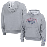New England Patriots Champion Women's Triumph Tri-Blend Hoodie Gray | NFL