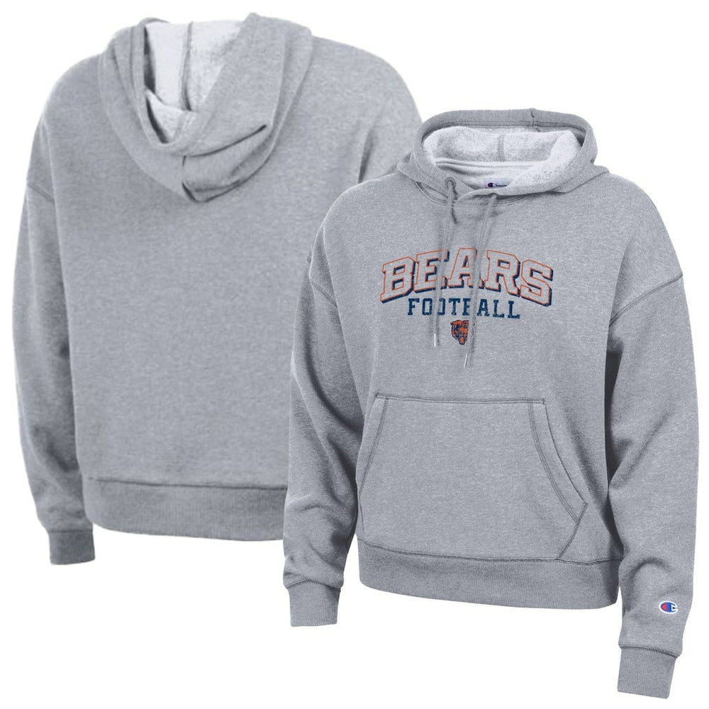 Chicago Bears Champion Women's Triumph Tri-Blend Hoodie Gray | NFL
