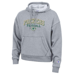 Green Bay Packers Champion Women's Triumph Tri-Blend Hoodie Gray | NFL