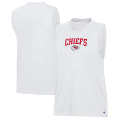 Kansas City Chiefs Champion Women's Muscle Tank Top White | NFL