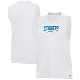 Los Angeles Chargers Champion Women's Muscle Tank Top White | NFL
