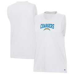 Los Angeles Chargers Champion Women's Muscle Tank Top White | NFL