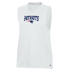 New England Patriots Champion Women's Muscle Tank Top White | NFL