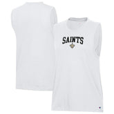 New Orleans Saints Champion Women's Muscle Tank Top White | NFL