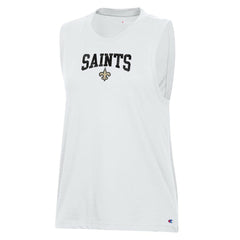 New Orleans Saints Champion Women's Muscle Tank Top White | NFL