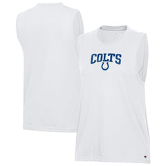 Indianapolis Colts Champion Women's Muscle Tank Top White | NFL